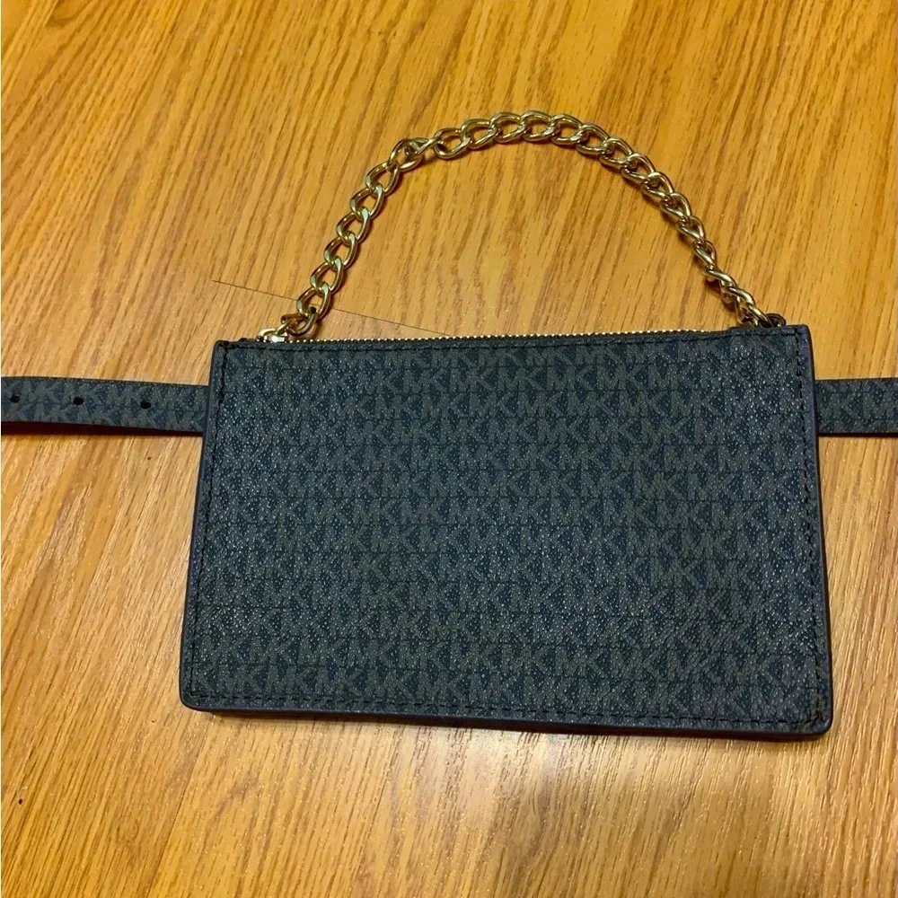 Michael Kors Chain Belt Bag, Brown - Picture 3 of 9